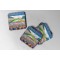 Field Mill Stadium Fine Art Glass Coasters - Mansfield Town FC